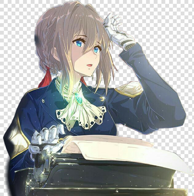  typewriter  violet  violetevergarden  evergarden  anime   Violet Evergarden  HD Png DownloadTransparent PNG