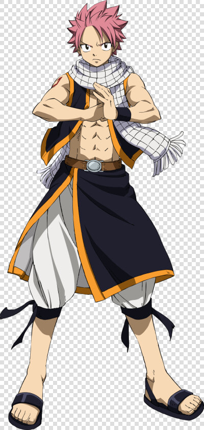 Fairy Tail Natsu Dragneel Cosplay Costume   Png Download   Fairy Tail Natsu Outfit  Transparent PngTransparent PNG