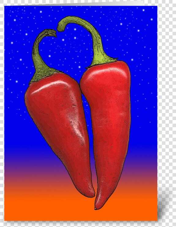 Hot Pepper Love Greeting Card   Tabasco Pepper  HD Png DownloadTransparent PNG