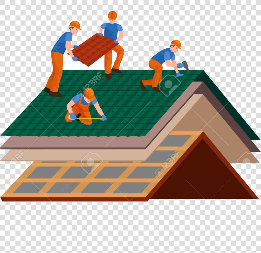 Roof Free Clipart Work Clip Art On Transparent Png   Roof Repair Vector  Png DownloadTransparent PNG