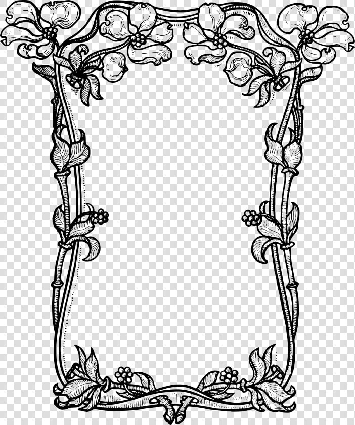 Stock Images Dogwood Flower Frame Clip Art  amp  Vector   Clip Art  HD Png DownloadTransparent PNG