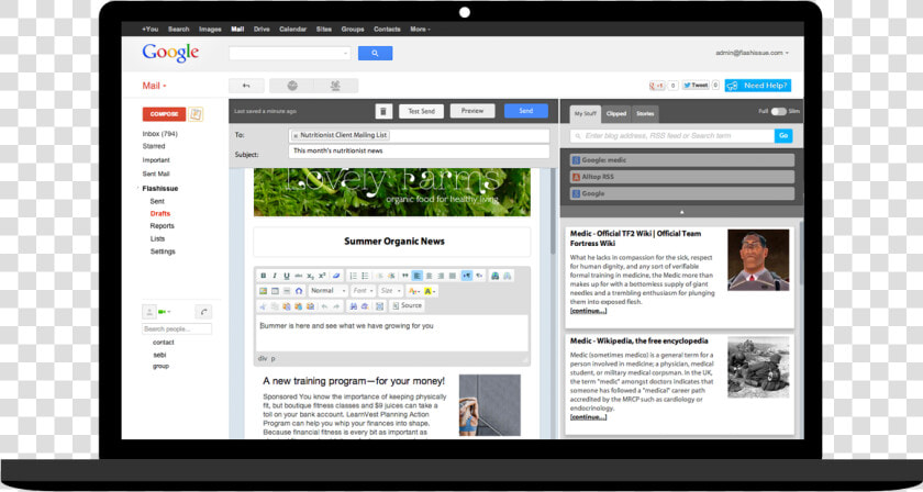 Looks Great On Every Device   Email Marketing Example Gmail  HD Png DownloadTransparent PNG