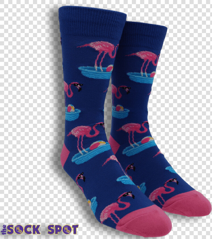 Birdbath Men S Socks In Blue By Socksmith   Sock  HD Png DownloadTransparent PNG