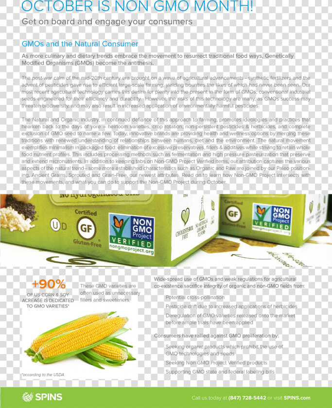 October Is Non Gmo Month   Non gmo Project  HD Png DownloadTransparent PNG