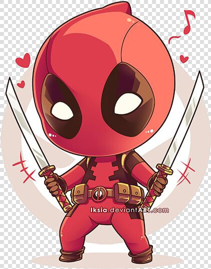 Jpg Library Library Chibi By Iksia Deviantart   Deadpool Avatar  HD Png DownloadTransparent PNG