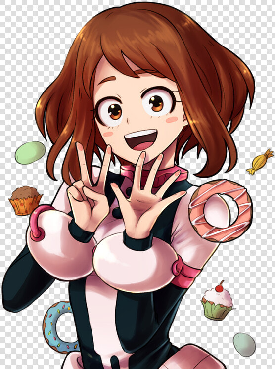 My Hero Academia Uraraka Kawaii  HD Png DownloadTransparent PNG