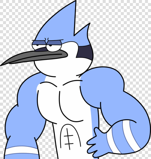 Mordecai And Rigby Muscle  HD Png DownloadTransparent PNG