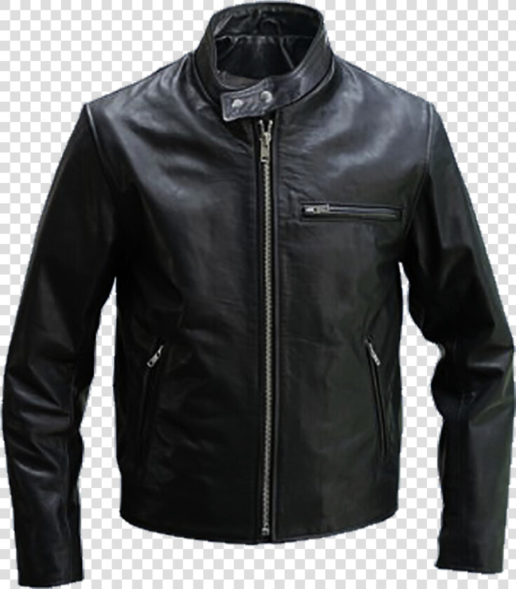 Leather Jacket Download Transparent Png Image   Black Leather Jacket Women Back  Png DownloadTransparent PNG