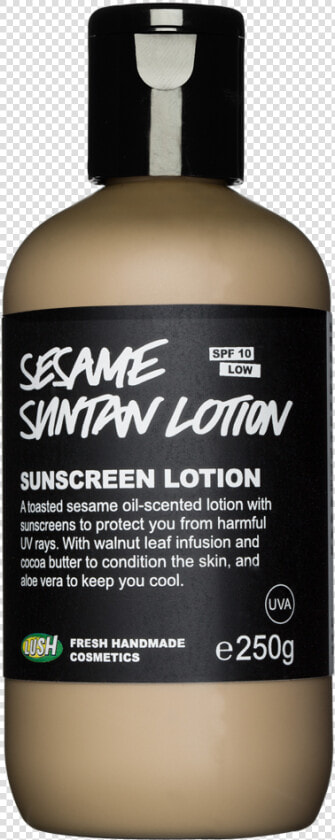 Sesame Suntan Lotion Lush  HD Png DownloadTransparent PNG