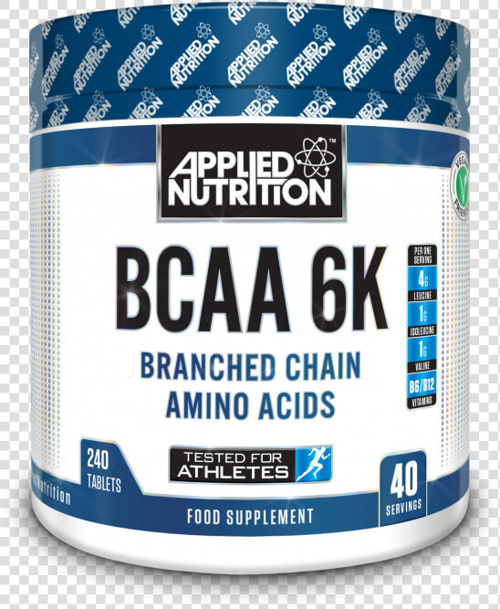 Bcaa 6k   Bcaa 6k Applied Nutrition  HD Png DownloadTransparent PNG