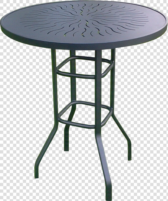 Round Bar Table   Outdoor Table  HD Png DownloadTransparent PNG