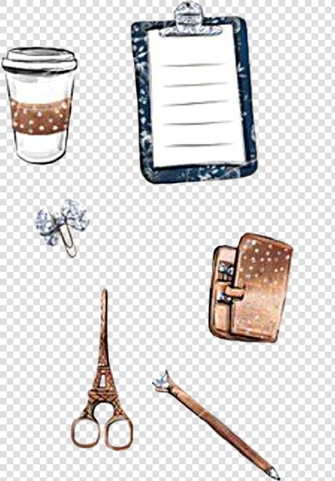 Freetoedit Stationary Pen Planner Coffee Scissors   Scissors  HD Png DownloadTransparent PNG