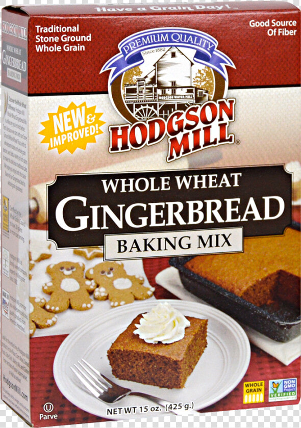 Whole Wheat Gingerbread Mix   Hodgson Mill Whole Wheat Gingerbread Mix  HD Png DownloadTransparent PNG