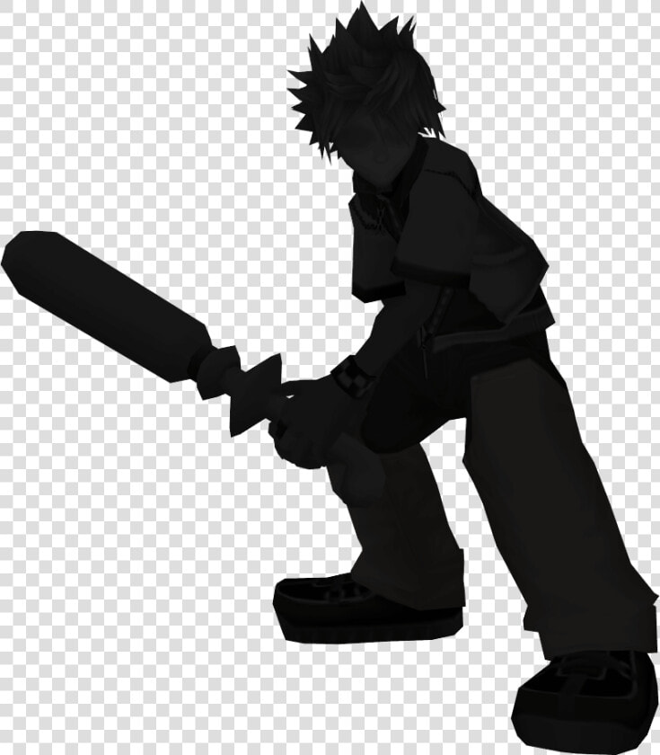 Kingdom Hearts Ii Final Mix Kingdom Hearts   Roxas Kingdom Hearts Silhouette  HD Png DownloadTransparent PNG