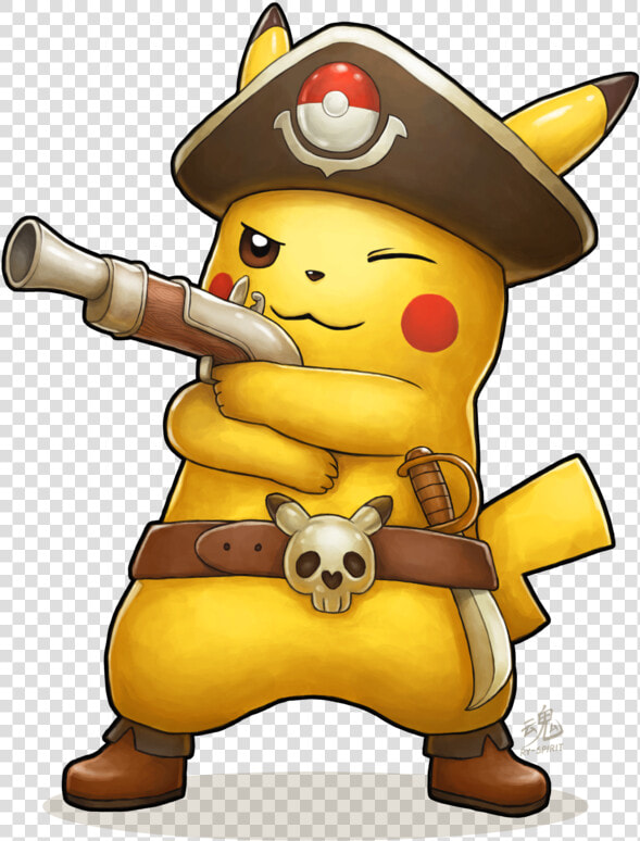 魂 R spirit Pokémon Go Pokémon Colosseum Pikachu Yellow   Pikachu Pirate  HD Png DownloadTransparent PNG