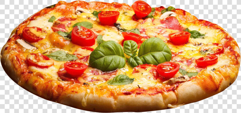 Pizza Margherita Fast Food Garlic Bread   Transparent Background Pizza Png  Png DownloadTransparent PNG