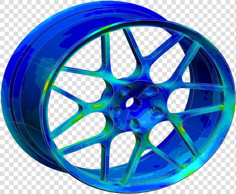 Structural Analysis Of A Car Wheel Under Static Load   Circle  HD Png DownloadTransparent PNG