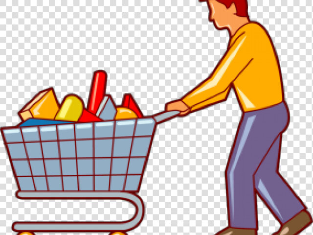 Cartoon Pushing Shopping Cart Png Clipart   Png Download   Cartoon Transparent Shopping Gif  Png DownloadTransparent PNG