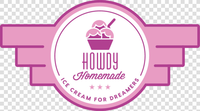 Howdy Homemade   Homemade Ice Cream Logo  HD Png DownloadTransparent PNG