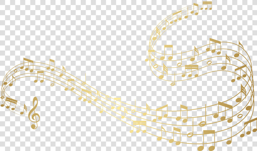 Gold Music Notes Clipart   Colorful Transparent Background Music Notes  HD Png DownloadTransparent PNG