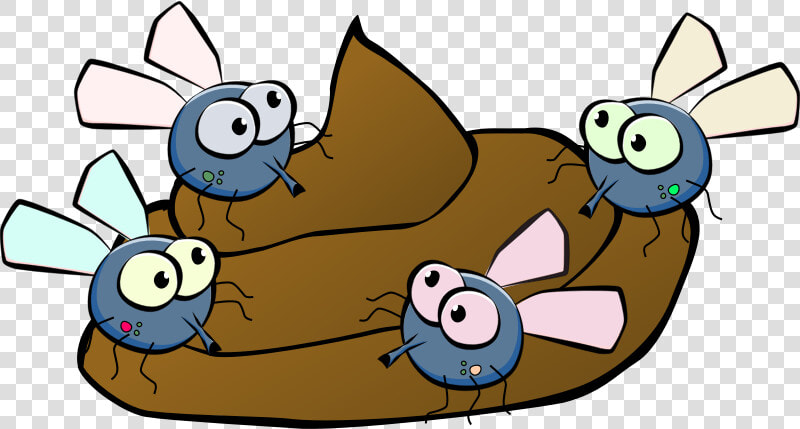 Flies On A Turd   Flies On Poop Clipart  HD Png DownloadTransparent PNG