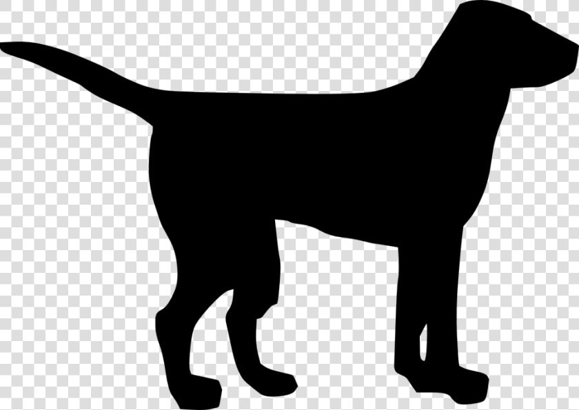 Dog  Pet  Animal  Tail  Waggling  Silhouette  Stand   Black Clip Art Dog  HD Png DownloadTransparent PNG