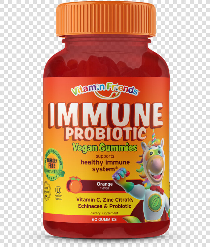 Vitamin Friends Kids Vegan Immune Gummies   Vitamin Kids Immune  HD Png DownloadTransparent PNG