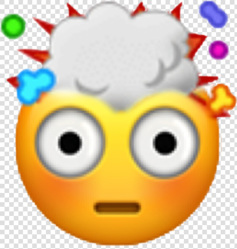  emoji  sticker  explosion  party  shocked  wow  myowncreation  HD Png DownloadTransparent PNG