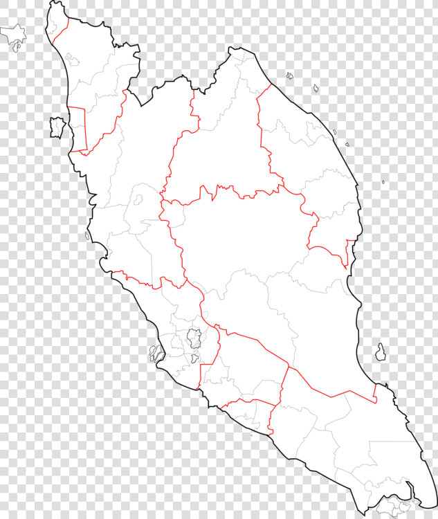 Map line line Art   Peninsular Malaysia Map Vector  HD Png DownloadTransparent PNG