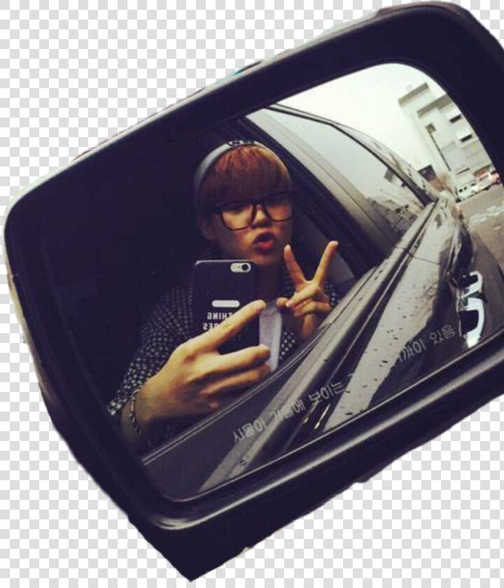  jimin  bts  jiminie  chiminie  chimchim  car  window   Jimin In A Car  HD Png DownloadTransparent PNG