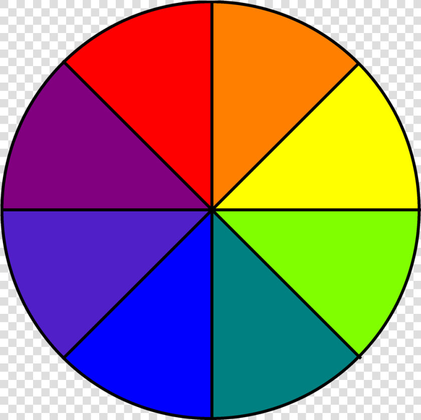 Eight Colour Wheel 2d   Color Wheel 8 Parts  HD Png DownloadTransparent PNG