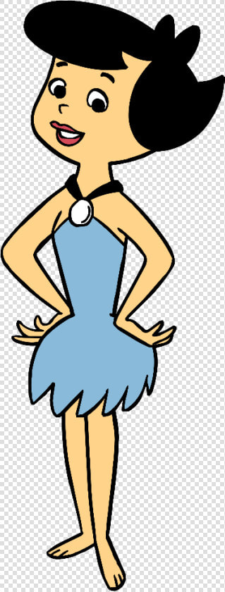   freetoedit  betty  rubble  flintstones   Betty Y Bam Bam  HD Png DownloadTransparent PNG