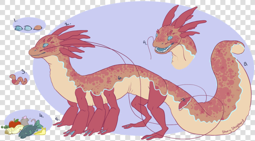 Dragon Axolotl  HD Png DownloadTransparent PNG