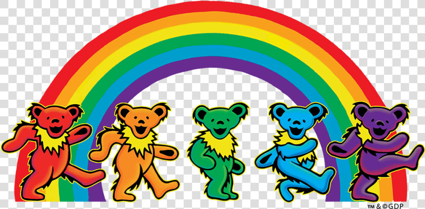 Grateful Dead 5 Dancing Bears Sticker Clipart   Png   Grateful Dead Bears Png  Transparent PngTransparent PNG