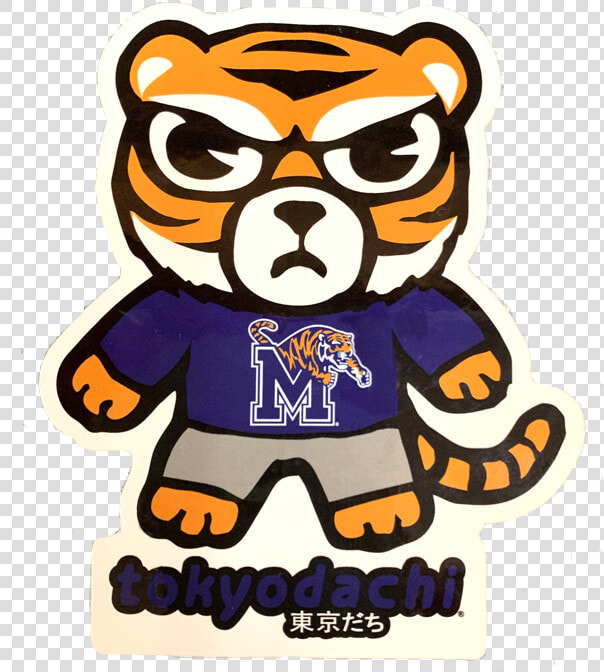 Memphis Tigers Tokyodachi Sticker   Tokyodachi Cougar Byu  HD Png DownloadTransparent PNG