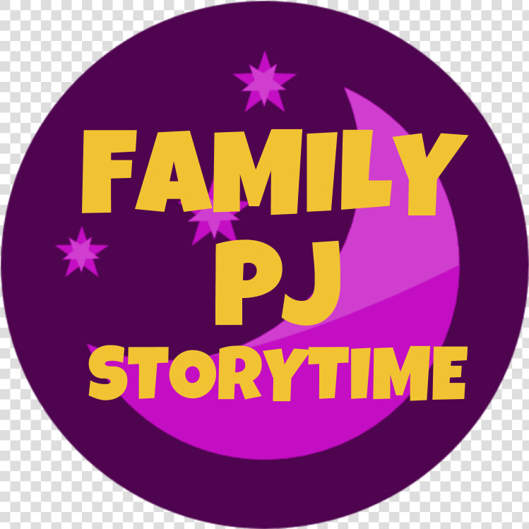 Dark Purple Circle With The Words Family Pj Storytime  HD Png DownloadTransparent PNG