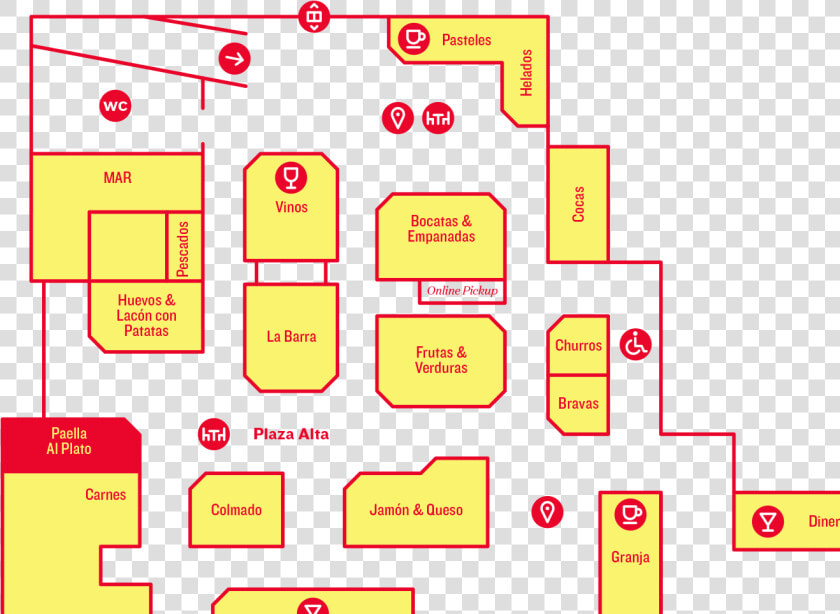 Mercado Little Spain Floor Map  HD Png DownloadTransparent PNG