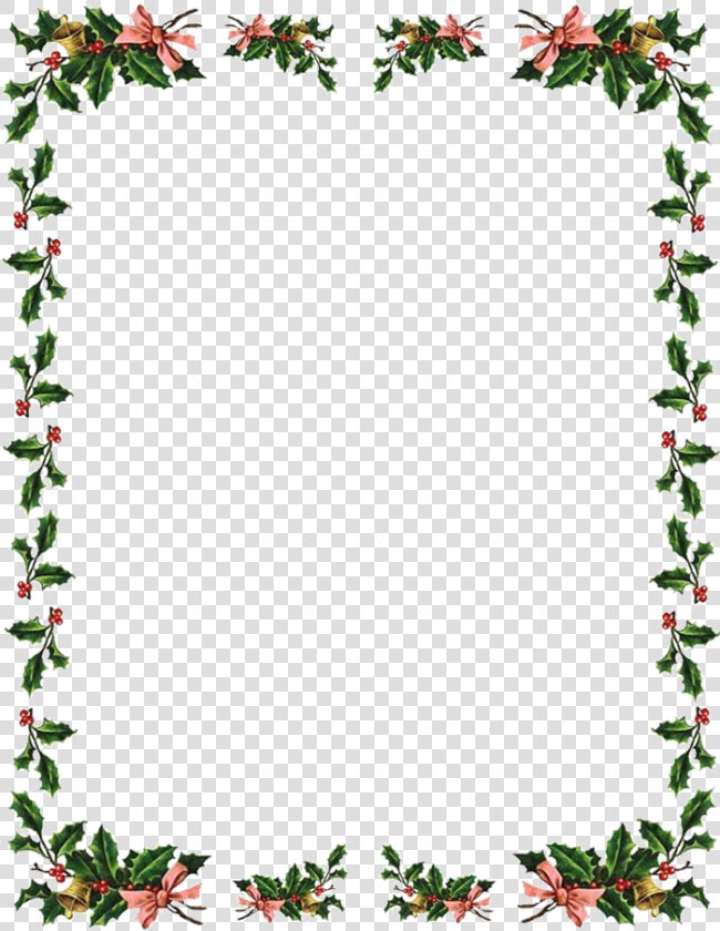 Christmas Border Flowers Borders Clipart X Transparent   Thanksgiving Borders  HD Png DownloadTransparent PNG