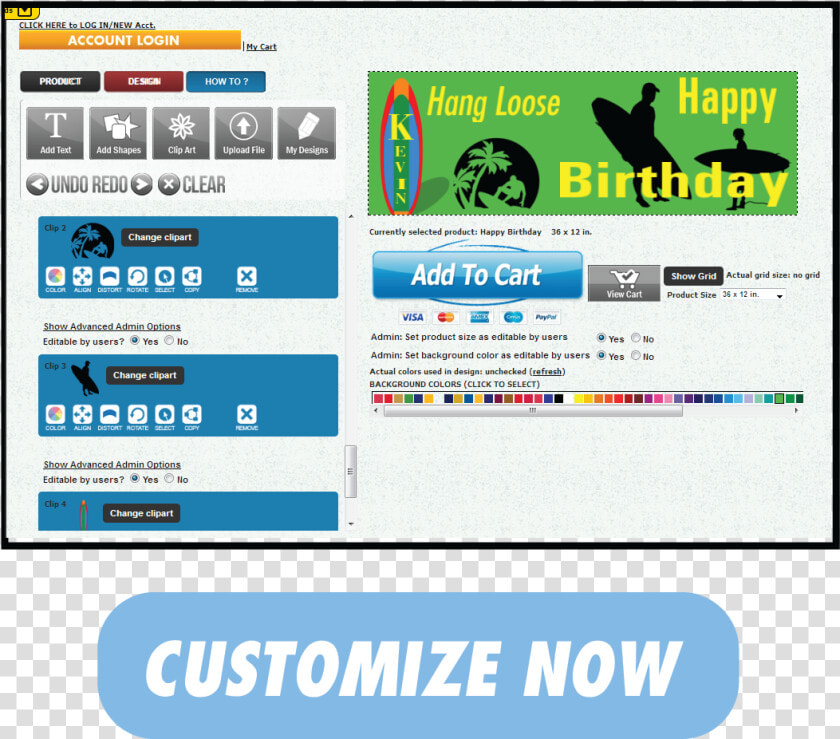 Hang Loose Happy Birthday Banner   Online Advertising  HD Png DownloadTransparent PNG