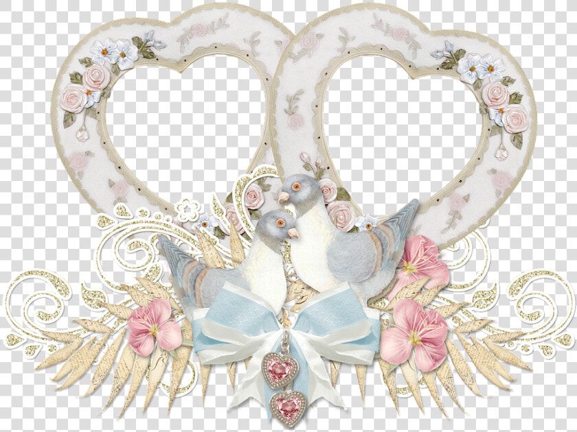 Frame  Photo Frame  Heart  Dove  Love  Wedding   Love Wedding Frame Png  Transparent PngTransparent PNG