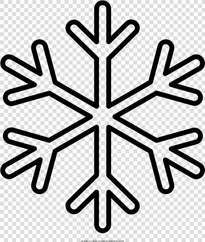 Copo De Nieve Página Para Colorear   Vector Christmas Ornament Outline  HD Png DownloadTransparent PNG