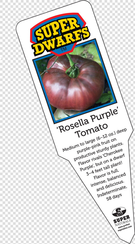 Rosella Purple Tomato Label   Natural Foods  HD Png DownloadTransparent PNG