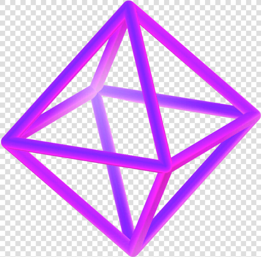  freetoedit  vaporwave  vaporwavecrew  webpunk  aesthetic   Octahedron Definition  HD Png DownloadTransparent PNG