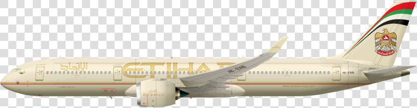 A350xwb 941 Etihad Airways   A350 Xwb Side View  HD Png DownloadTransparent PNG