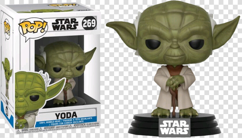 Clone Wars Vinyl Figure Star Wars Yoda Pop   Funko Pop Star Wars Yoda  HD Png DownloadTransparent PNG