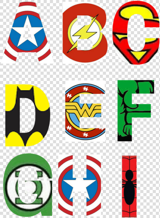 Uppercase Superhero Letters A i   Superhero Alphabet Printables Free  HD Png DownloadTransparent PNG