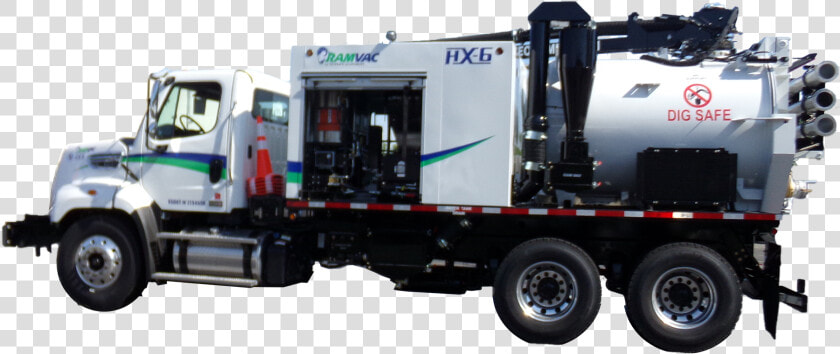 M sized Hydro Excavation Truck Hx 6   Trailer Truck  HD Png DownloadTransparent PNG