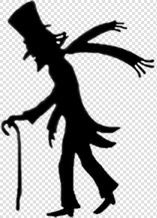 Scrooge Silhouette Png   Christmas Carol Scrooge Silhouette  Transparent PngTransparent PNG