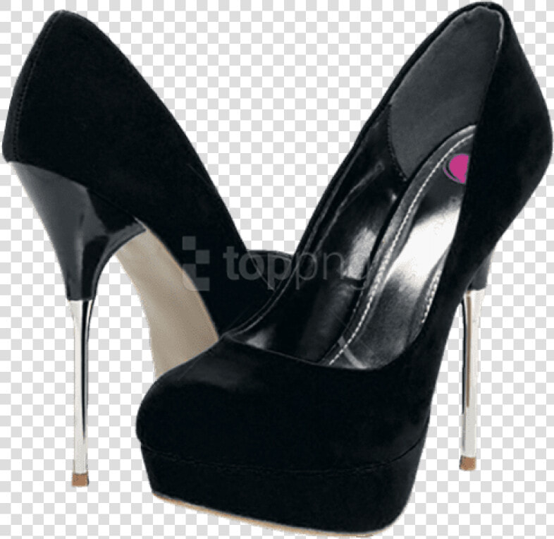 Download Black Plush Clipart Transparent Background   Black High Heels Png  Png DownloadTransparent PNG