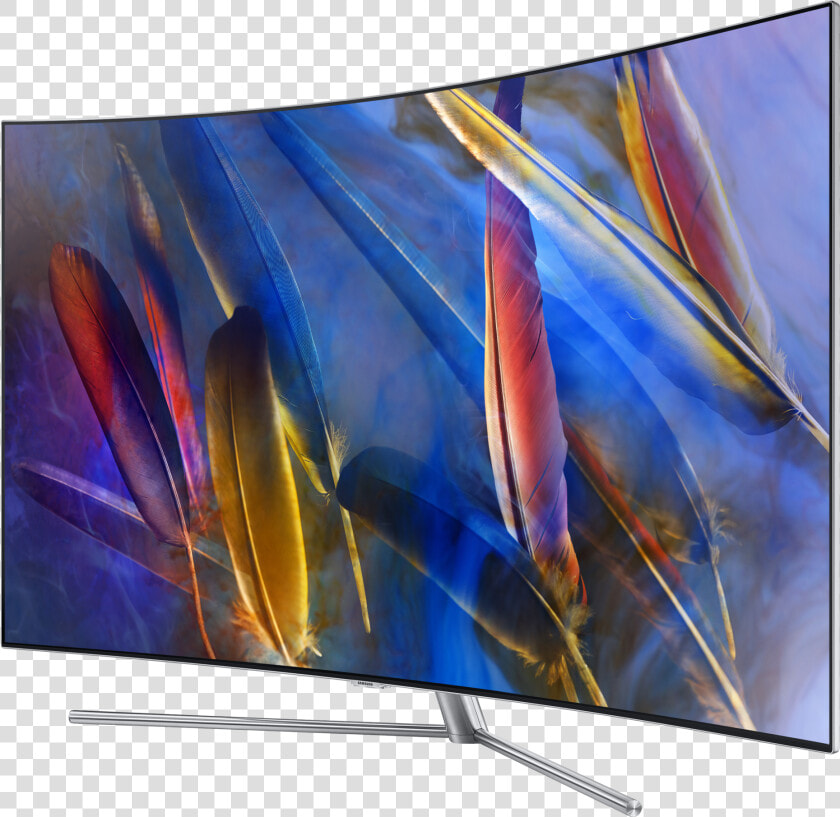 Samsung 64 Inch Qled Curved Tv   Price Of 75 Samsung Tv In Ghana  HD Png DownloadTransparent PNG